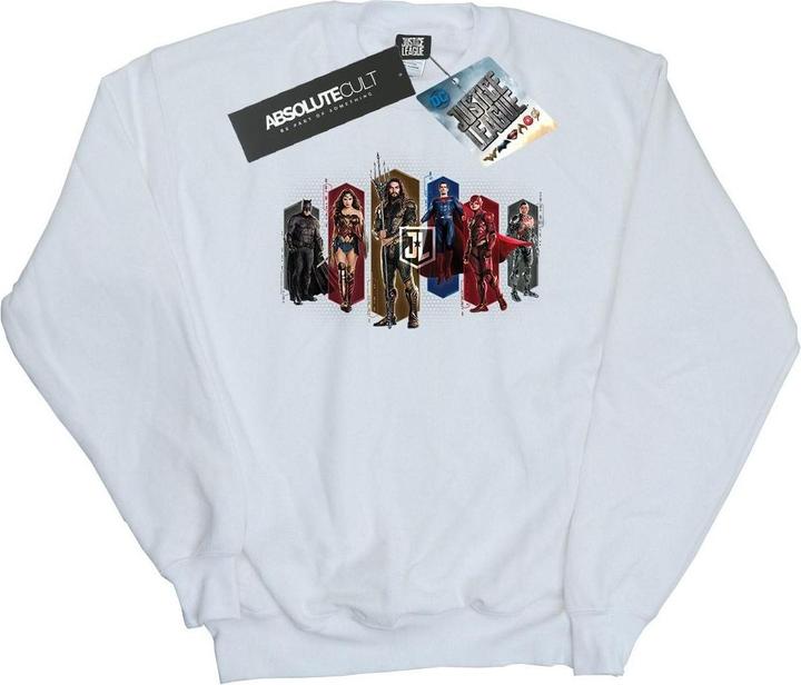 Justice League Movie Team Hexagons Sweatshirt (XL)