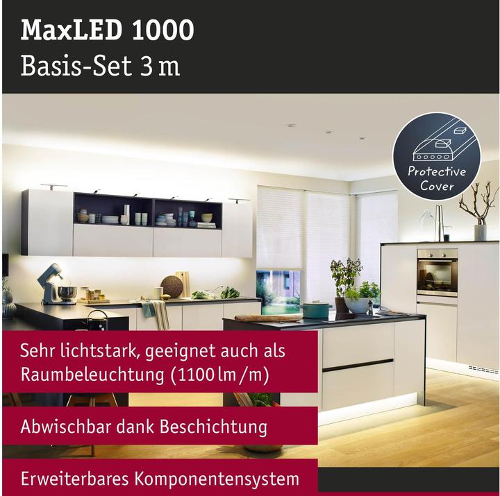 Immagine prodotto Paulmann Set di strisce MaxLED 1000 (Bianco caldo, 300 cm, Interno)