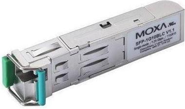 Moxa SFP-1G10BLC-T - WDM-Typ (BiDi) SFP-Modul mit 1 1000BaseSFP-Port mit LC-Anschluss für 10 km t