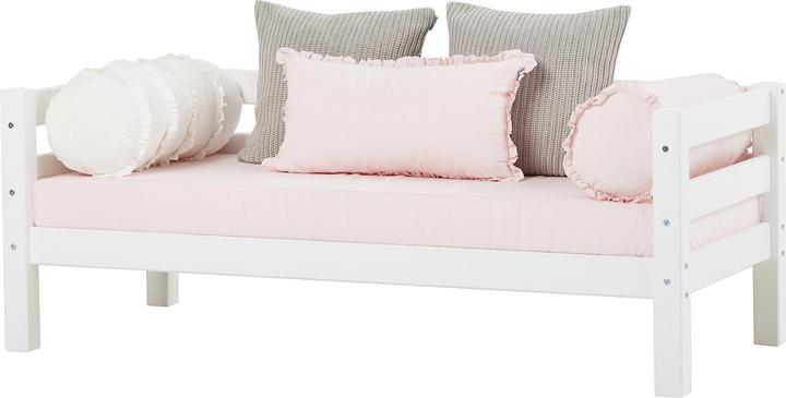 Produktbild Hoppekids ECO Luxury Junior Bett mit Rückenlehne 70x160cm, Weiss (70 x 160 cm)