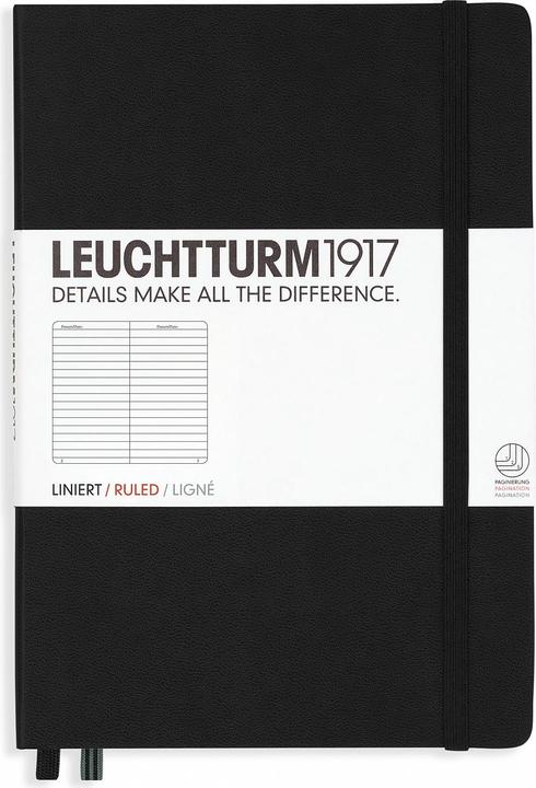 Image du produit Leuchtturm1917 Calepin (A5, À rayures, Couverture rigide)