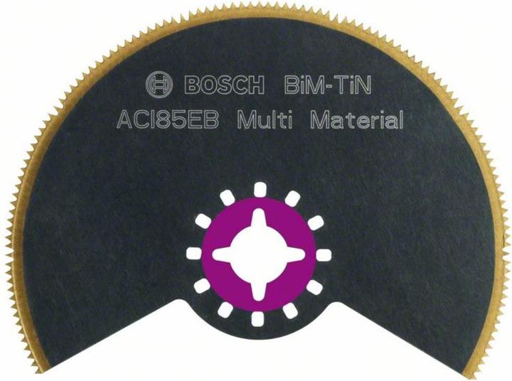 Produktbild Bosch Professional Zubehör BIM-TiN Segmentsägeblatt ACZ 85 EIB, Multi Material, 85 mm, 1er-Pack