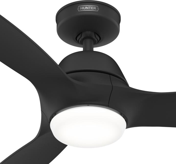 Actual product image Hunter Fans DC Deckenventilator Calabasas Schwarz mit LED (40 dB)