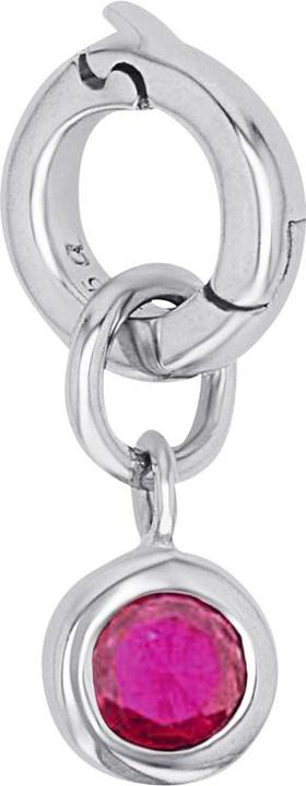 Produktbild Amor Charms für Damen, 925 Sterling Silber, Zirkonia synth. | Juli (Silber 925)