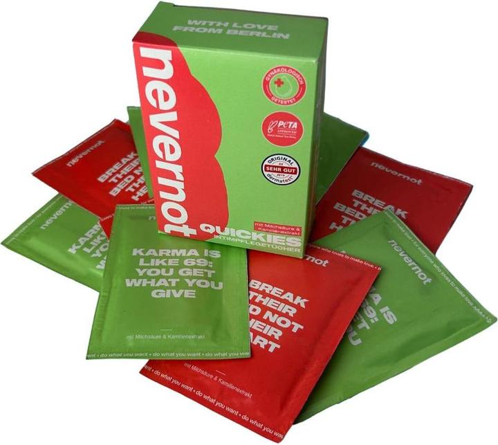 Actual product image NeverNot Quickies (275.63 ml, Intimate wipes)