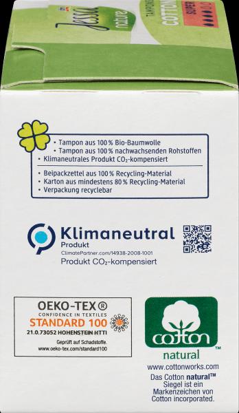 Produktbild dm Jessa Tampons Cotton Super nature