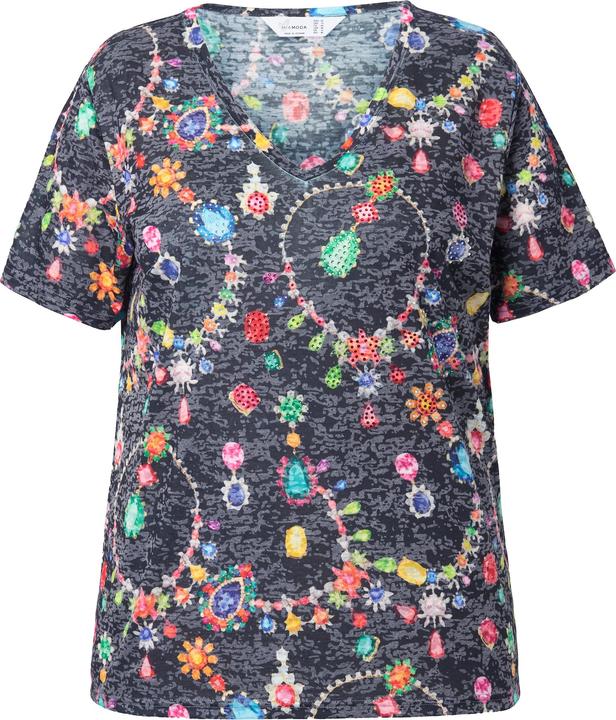 Produktbild Miamoda T-Shirt, Komfort Fit, Schmuckstein-Muster (42)
