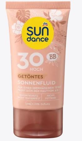 Actual product image dm Sundance Sonnenfluid (Suntan cream, SPF 30, 50 ml)