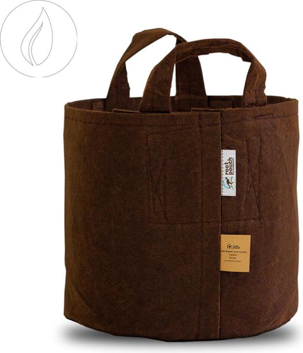 Root Pouch Boxer 95L Brown mit Griffen 250g/m2