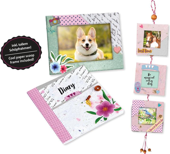 Produktbild Lena Eco Papierschöpfen, FSC RECYCLED, Faltschachtel