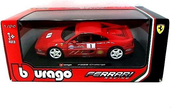 Immagine prodotto Bburago Ferrari R&P F355 Challenge Racing 1/24 rosso