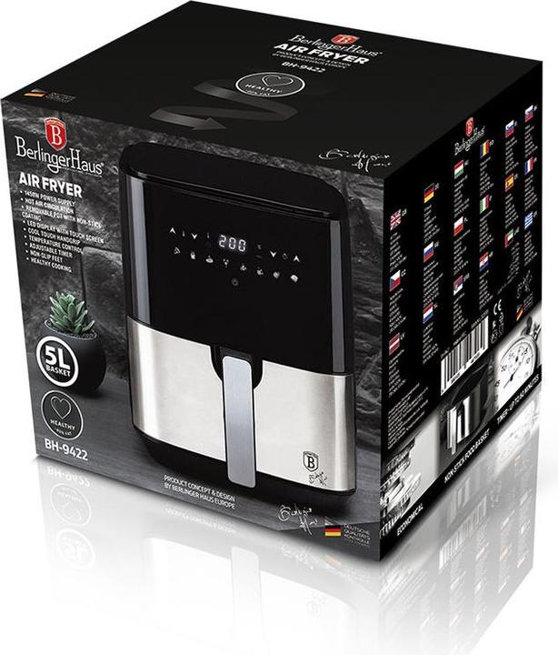 Produktbild BerlingerHaus Heissluftfritteuse 5L black