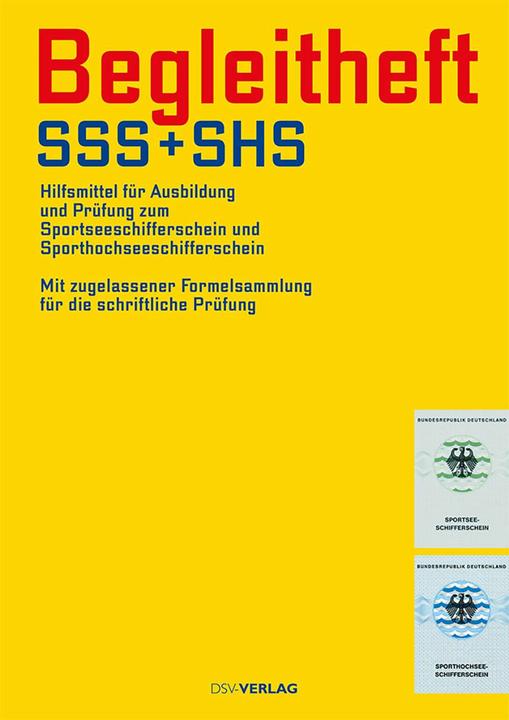 Produktbild Begleitheft SSS und SHS (Deutsch, Deutscher Segler-Verband DSV GmbH, 2024)