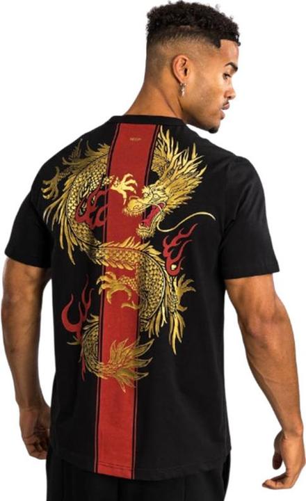Venum Tekken 8 Marshall Law T-shirt Black Red Gold (M)