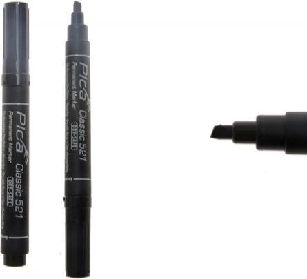 Produktbild Pica Permanentmarker (Schwarz, 6 mm, 10 x)