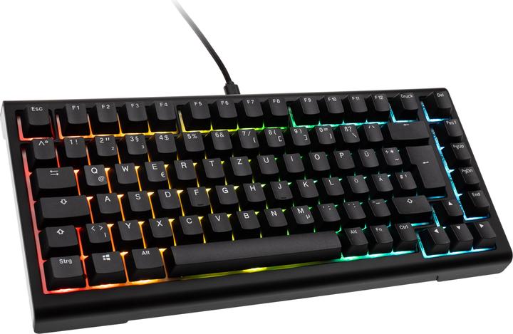 Produktbild Ducky Tinker 75 Gaming-Tastatur, RGB - MX-Brown (ISO-DE) (DE, Kabelgebunden)