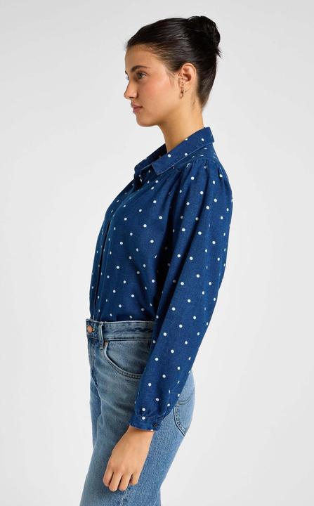 Immagine prodotto Lee Camicia in denim con arricciatura (S)