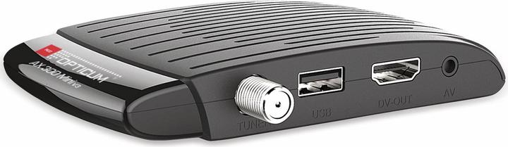 Actual product image Opticum DVB-S2 HDTV Receiver AX 300 mini V3 with PVR (DVB-S2, Hard drive)