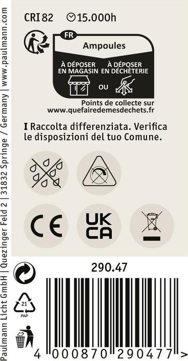 Produktbild Paulmann Reflektor (E14, 4 W, 300 lm, 1 x, F)