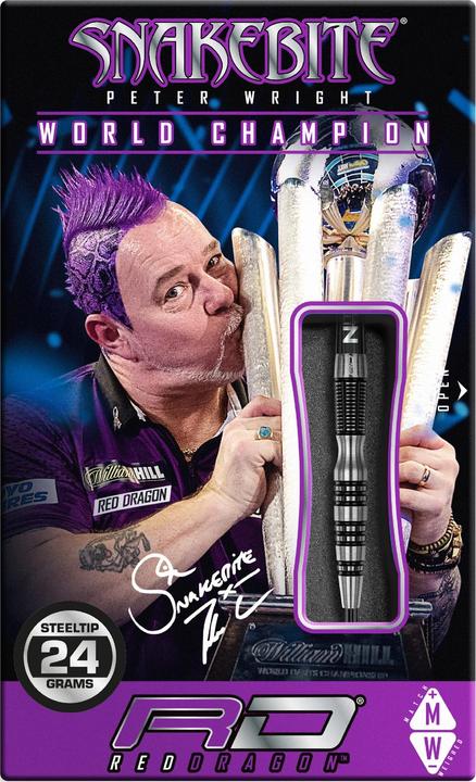 Produktbild Red Dragon Steel Tip Peter Wright Black Racer (24 g)