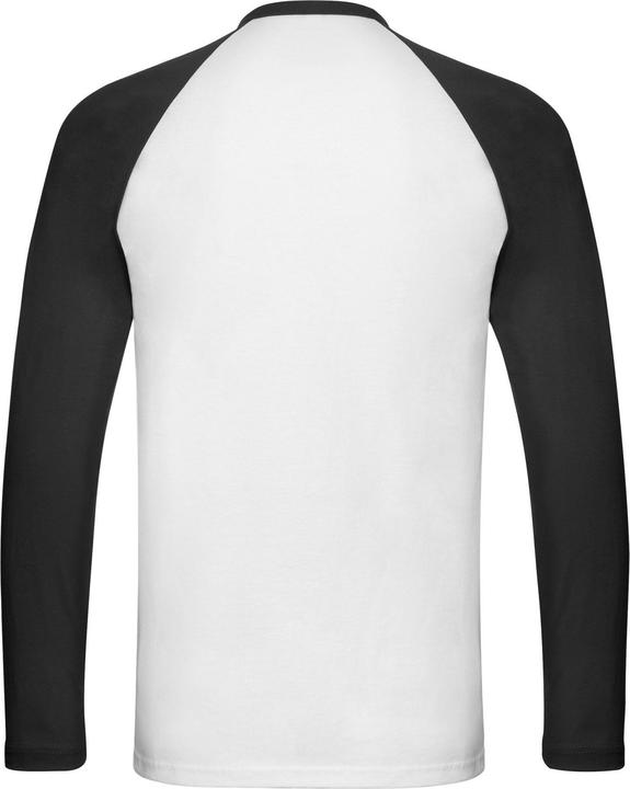 Immagine prodotto Fruit of the Loom Maglietta da baseball a maniche lunghe a contrasto per adulti (XL)