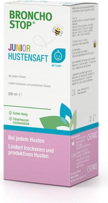 Immagine prodotto Hänseler BRONCHOSTOP Junior sciroppo per la tosse 200ml (1 Pezzo/i)