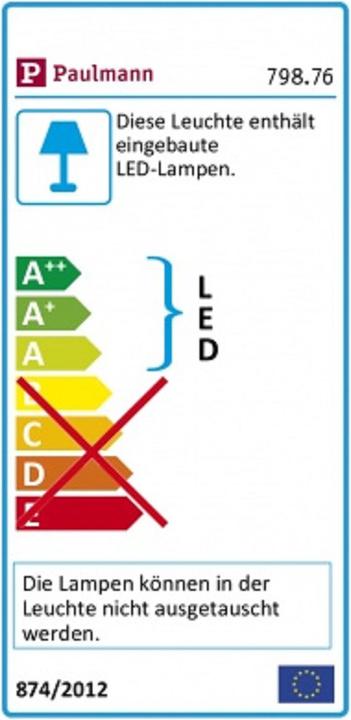 Energie-Label Paulmann MaxLED 250 Stripe Set (Weiss, 150 cm, Indoor)