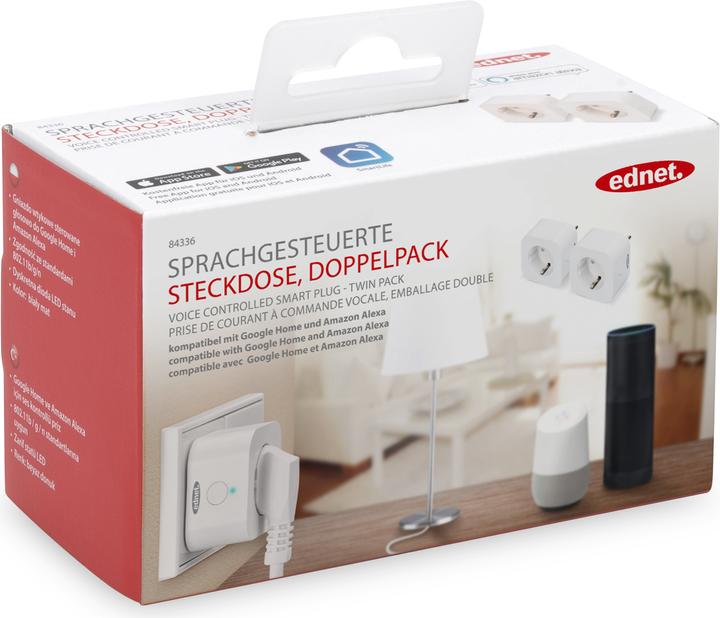 Actual product image ednet Voice controlled socket
