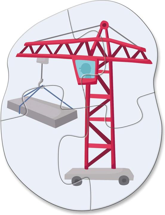 Produktbild Haba erste Puzzles – Baustelle (4 Teile)