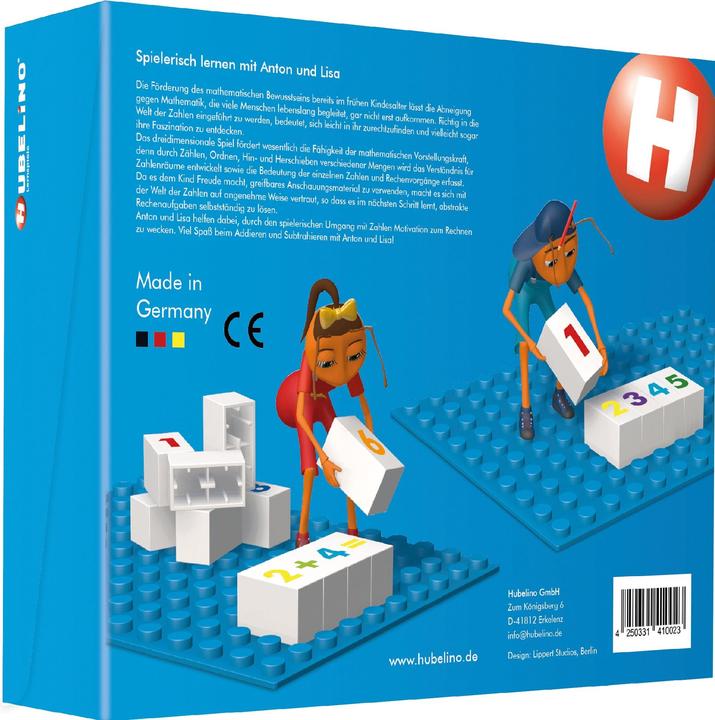 Produktbild Hubelino Steine zählen - Rechnen lernen (Deutsch, Französisch, Englisch, Italienisch)