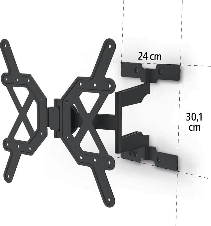 Actual product image Hama Fullmotion Ultraslim (Wall, 65", 30 kg)