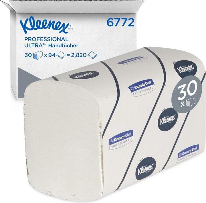 Kleenex Handtücher ® Ultra™ 6772 2-lagig weiss L215xB106ca.mm passend für 9000 469 672, 9000 469 673 (2820 x)