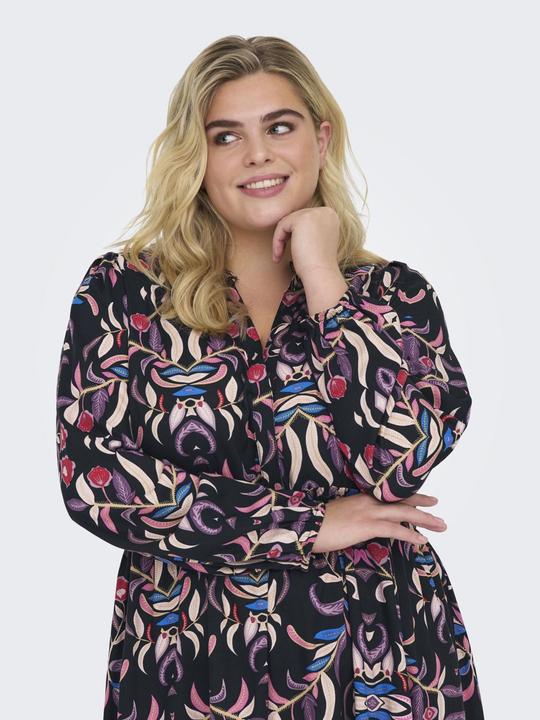 Actual product image Only CARNOLANA short dress tunic with half button placket (46)
