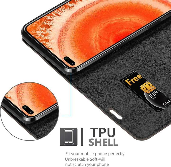 Produktbild Cadorabo Book Invisible Magnet Cover (Honor View 30)