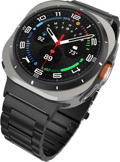 Image du produit Just in Case Titan-Armband Titan Strap Black (Titane)