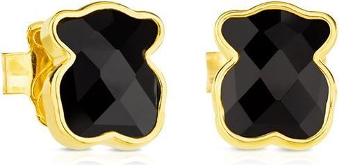 Immagine prodotto Tous Orecchini con orsetto placcato oro e onice Icon Colour 815433501 (Argento)