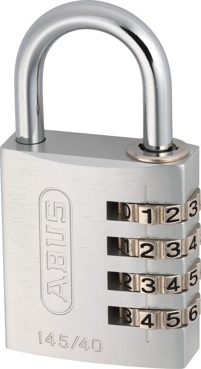 Actual product image Abus 145/40 silver Lock-Tag