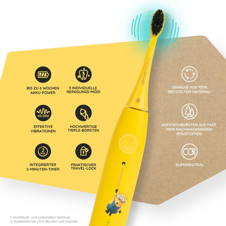 Immagine prodotto happybrush Spazzolino sonico Minion ECO V3 (Spazzolino sonico)