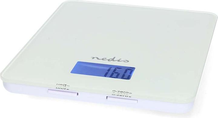 Produktbild Nedis SmartLife Küchenwaage Bluetooth® | Glas / Kunststoff | Weiss