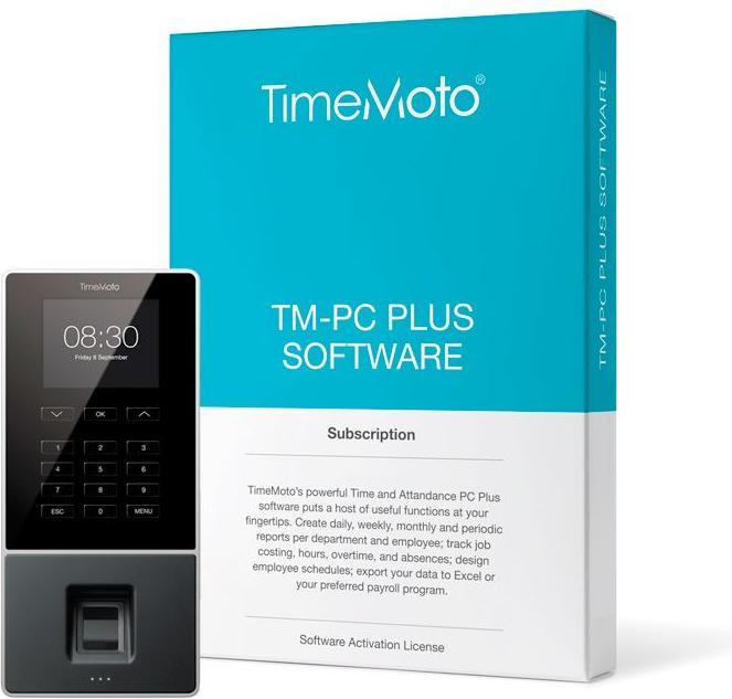 Produktbild TimeMoto Set: Zeiterfassung TM-626 Komplettpaket + Erweiterungssoftware PC-Software Plus