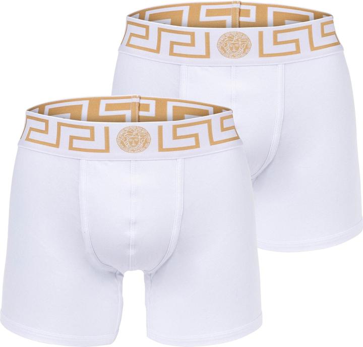 Versace Bi-Pack Trunk Jersey Topeka Bi-Stretch Cotton Organic New Logo (S, 2er Pack)