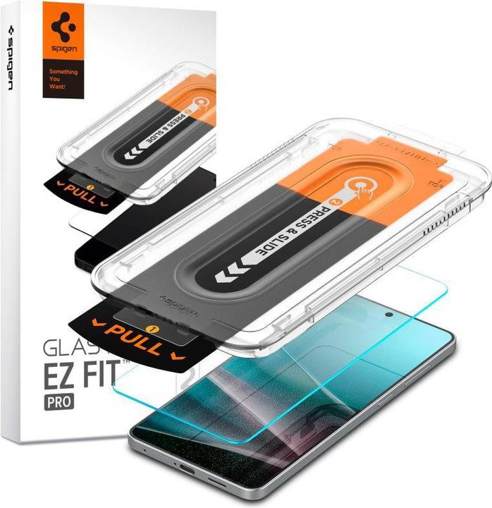 Actual product image Spigen - Glas.tR EZ-FIT Pro - Samsung Galaxy S25 Edge - Clear (1 Piece, Samsung Galaxy S25 Edge)
