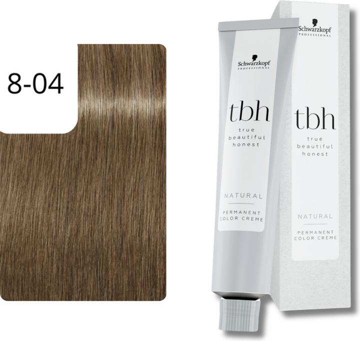 Produktbild Schwarzkopf Professional TBH Haarfarbe (8-04 Hellblond Natur Beige)