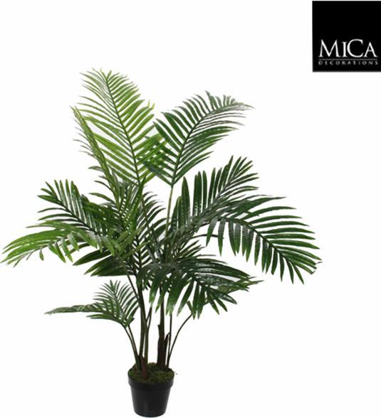 Mica Palmier artificiel Areca Palm Decorations H 110 cm Ø 100 cm vert (120 cm)