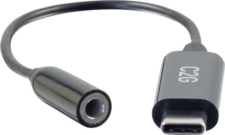 Produktbild C2G USB C to Aux (3.5mm) Adapter - USB C (0.09 m, USB)