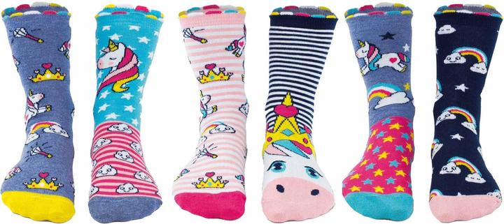 United Oddsocks Unicorn Daze (3er Pack, 30 - 38)