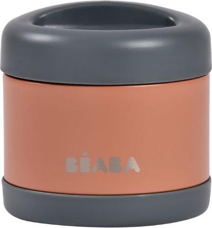 Actual product image Beaba Inox Portion Iso 500ml grey/terracotta