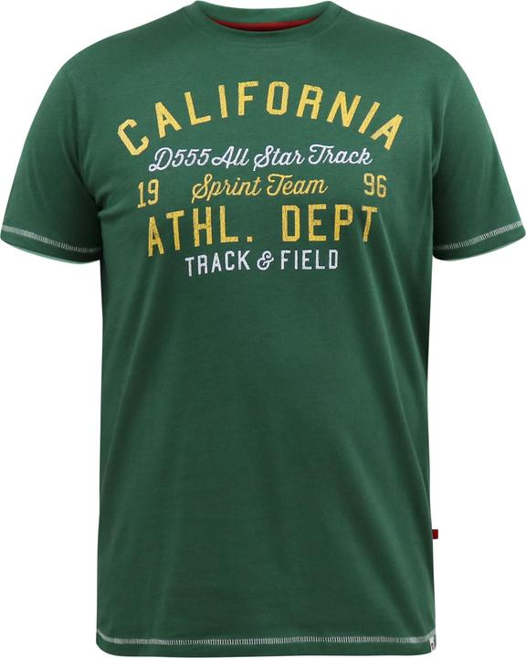 DUKE D555 Parnwell California Athletics TShirt (5XL)