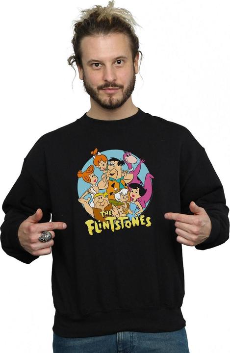 Produktbild The Flintstones Group Circle Sweatshirt (4XL)
