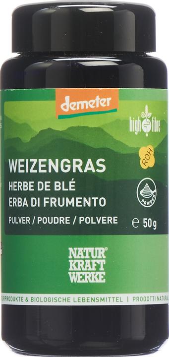 Produktbild NaturKraftWerke Weizengras Pulver Demeter (1 Stück, Pulver, 50 g)